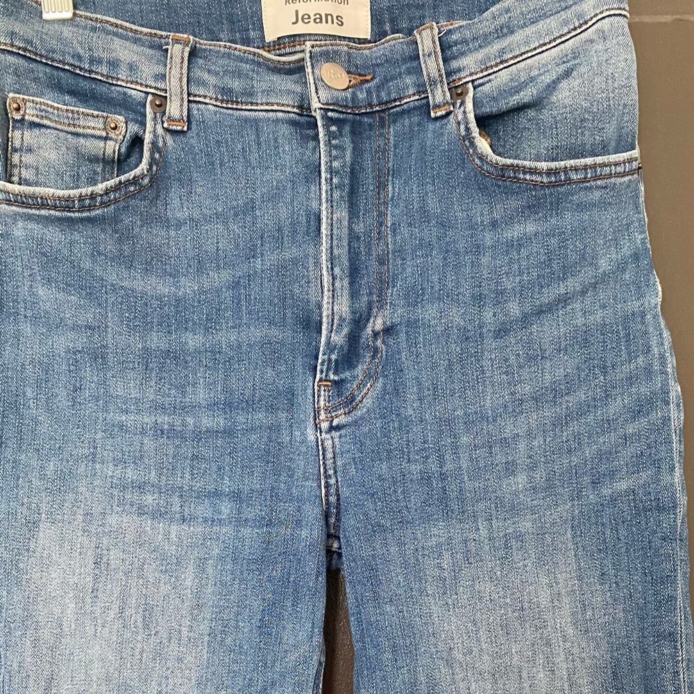 Reformation jeans destin wash 27